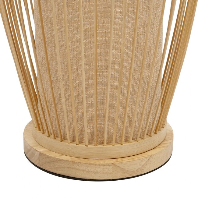 TULUM 02002 Boho Επιδαπέδιο Φωτιστικό Πορτατίφ με Ντουί 1 x E27 AC 220-240V IP20 - Μπεζ - Μ30 x Π30 x Υ120cm - 6