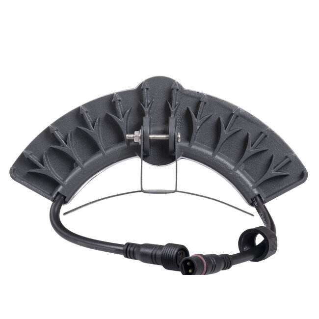 TREELIGHT-GINA 90679 Κυρτή Μπάρα Φωτισμού Wall Washer Ειδική για Φυτά - Δέντρα LED 6W 660lm 30° DC 24V Αδιάβροχο IP65 Μ18 x Π3.5 x Υ7cm Θερμό Λευκό 3000K - Γκρι Ανθρακί - 3 Years Warranty - 6
