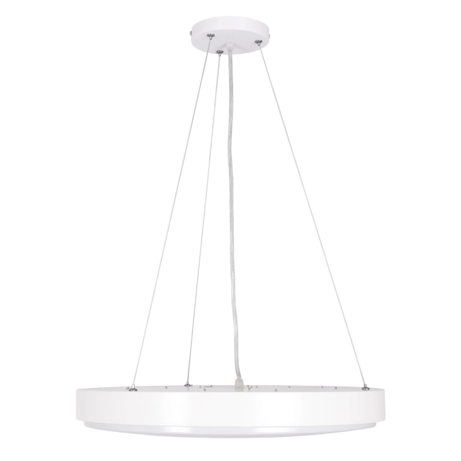 CASPER 61018 Μοντέρνο Κρεμαστό Φωτιστικό Οροφής LED 76W 8372lm 120° AC 220-240V IP20 Ρυθμιζόμενο Λευκό CCT με Χειριστήριο από 2700K έως 6000K Dimmable - Lumileds SMD Chip - Λευκό Ματ - Μ45 x Π45 x Υ5.5cm - 3 Χρόνια Εγγύηση - 4