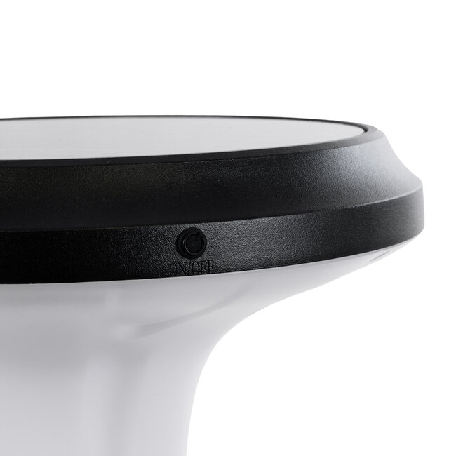 WHISPER 90535 Αυτόνομο Ηλιακό Φωτιστικό Κήπου - Κολωνάκι Αρχιτεκτονικού Φωτισμού Εξωτερικού Χώρου LED 10W 330lm 120° με Ενσωματωμένο Φωτοβολταϊκό Panel 6V 2W & Επαναφορτιζόμενη Μπαταρία Li-ion 3.2V 1800mAh με Αισθητήρα Ημέρας-Νύχτας - Αδιάβροχο IP65 - Σώμα Αλουμινίου & ABS - 4