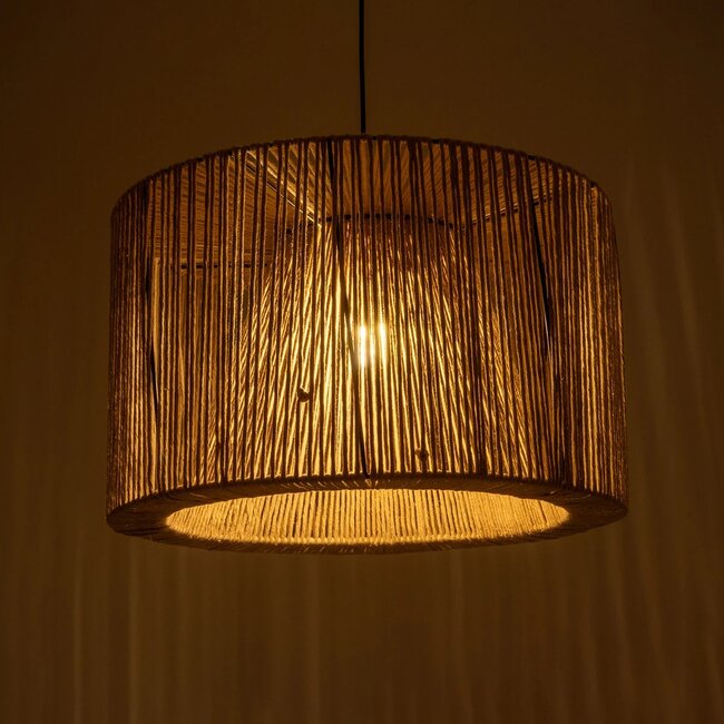 ZYLINDER 205-0022 Boho Κρεμαστό Φωτιστικό Οροφής με Ντουί 1 x E27 AC 220-240V IP20 - Μπεζ - M50 x Π50 x Υ32cm - 3