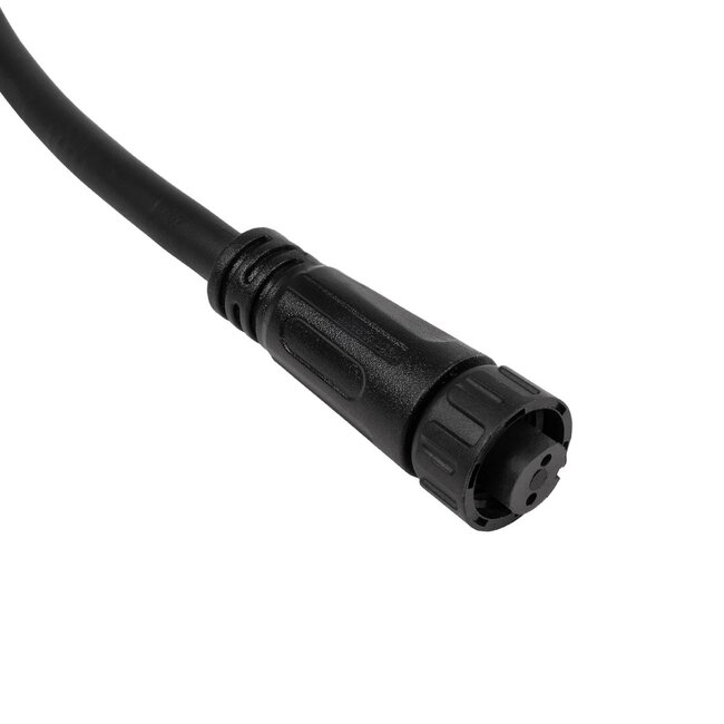 CONNECTOR 60955 2 Pin Καλώδιο/Επέκταση Ι 1 Μέτρου με Είσοδο 1 x Αρσενικό Βύσμα & Έξοδο 1 x Θηλυκό Βύσμα Αδιάβροχο IP68 - Μαύρο - Μ100 x Π2 x Υ2cm - 4
