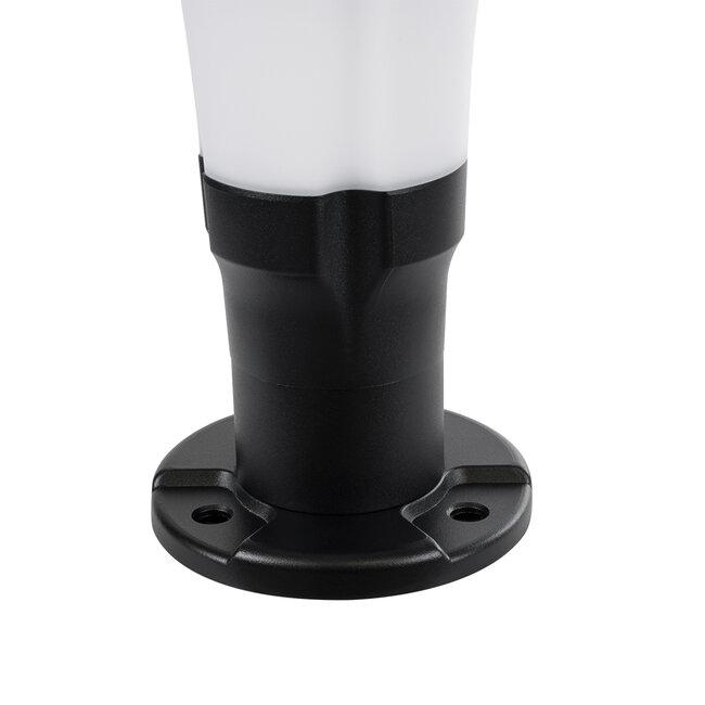 WHISPER 90535 Αυτόνομο Ηλιακό Φωτιστικό Κήπου - Κολωνάκι Αρχιτεκτονικού Φωτισμού Εξωτερικού Χώρου LED 10W 330lm 120° με Ενσωματωμένο Φωτοβολταϊκό Panel 6V 2W & Επαναφορτιζόμενη Μπαταρία Li-ion 3.2V 1800mAh με Αισθητήρα Ημέρας-Νύχτας - Αδιάβροχο IP65 - Σώμα Αλουμινίου & ABS - 6