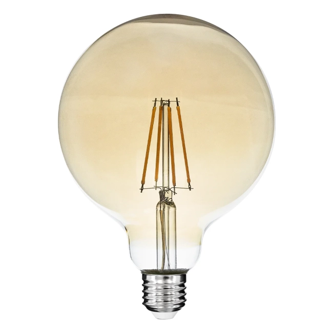 BUBBLE 99043 Λάμπα E27 G125 LED 8W 720lm 360° AC 220-240V IP20 Ultra Θερμό Λευκό 2200K Dimmable - Long Filament Chip - Μελί - Μ12.5 x Π12.5 x Υ18cm - 3 Χρόνια Εγγύηση BUBBLE 99043 Λάμπα E27 G125 LED 8W 720lm 360° AC 220-240V IP20 Ultra Θερμό Λευκό 2200K Dimmable - Long Filament Chip - Μελί - Μ12.5 x Π12.5 x Υ18cm - 3 Χρόνια Εγγύηση