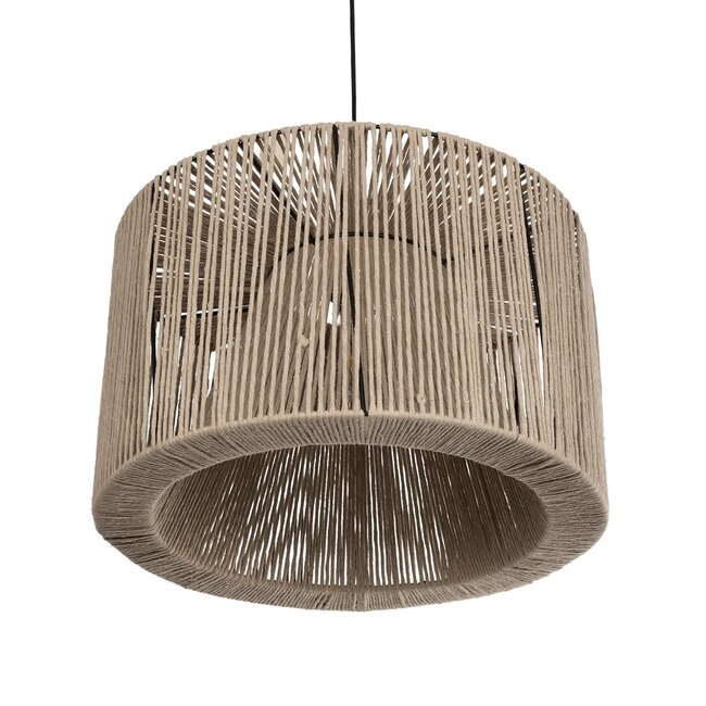 ZYLINDER 205-0022 Boho Κρεμαστό Φωτιστικό Οροφής με Ντουί 1 x E27 AC 220-240V IP20 - Μπεζ - M50 x Π50 x Υ32cm - 6