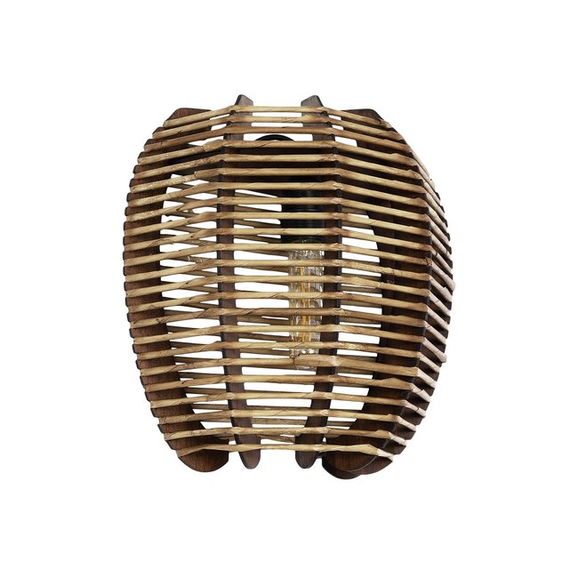 BOND 205-0050 Boho Φωτιστικό Τοίχου - Απλίκα με Ντουί 1 x E27 AC 220-240V IP20 - Μπεζ - M35 x Π18 x Υ32cm - 2