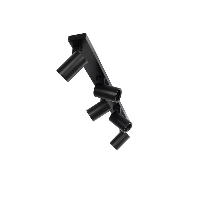 kelvo® SPOTA KLV-101-0142 Μοντέρνο Κινούμενο Φωτιστικό Σποτ Οροφής με Ντουί 5 x GU10 90° AC 220-240V IP20 - Μαύρο Ματ - Μ79.5 x Π6.3 x Υ14cm - 9 kelvo® SPOTA KLV-101-0142 Μοντέρνο Κινούμενο Φωτιστικό Σποτ Οροφής με Ντουί 5 x GU10 90° AC 220-240V IP20 - Μαύρο Ματ - Μ79.5 x Π6.3 x Υ14cm - 9