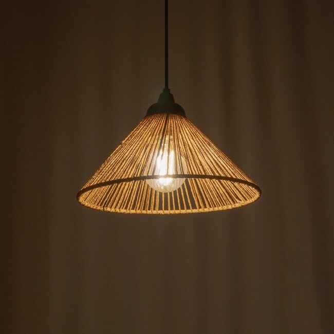 FUNIS 205-0084 Boho Κρεμαστό Φωτιστικό Οροφής με Ντουί 1 x E27 AC 220-240V IP20 - Μπεζ - M25 x Π25 x Υ16cm - 3 FUNIS 205-0084 Boho Κρεμαστό Φωτιστικό Οροφής με Ντουί 1 x E27 AC 220-240V IP20 - Μπεζ - M25 x Π25 x Υ16cm - 3