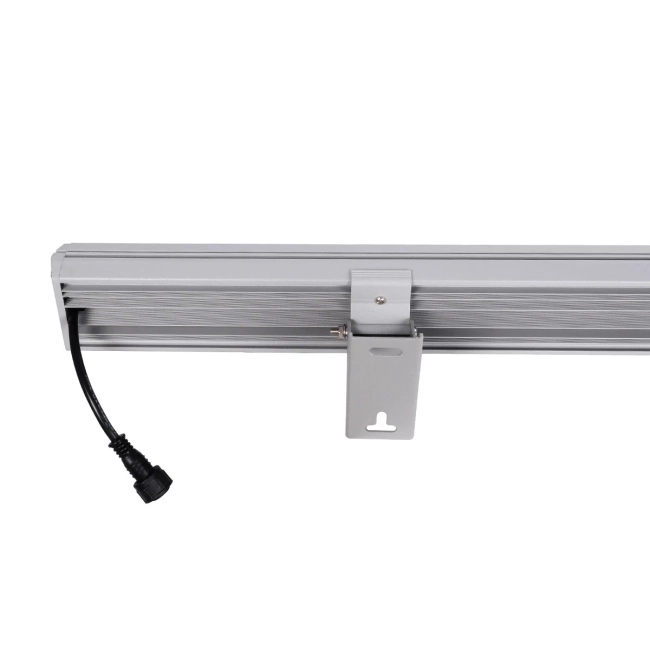 WASHERMOZA 90163 Μπάρα Φωτισμού Wall Washer LED 48W 4080lm 10-30° DC 24V Αδιάβροχο IP66 Πολύχρωμο RGB Dimmable - Bridgelux SMD Chip - Γκρι Ανθρακί - Μ100 x Π8.5 x Υ4cm - 3 Χρόνια Εγγύηση - 7
