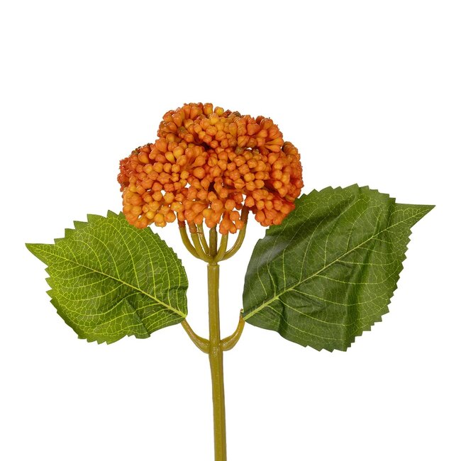 Artificial Garden ORANGE SEDUM BRANCH 21338 Τεχνητό Διακοσμητικό Κλαδί Πορτοκαλί Σέδο Y38cm