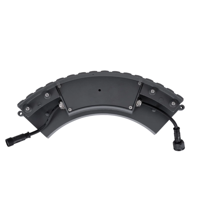 TREELIGHT-JINA 90694 Κυρτή Μπάρα Φωτισμού Wall Washer με Αντιθαμβωτική Γρίλια Ειδική για Φυτά - Δέντρα LED 18W 1710lm 10° DC 24V Αδιάβροχο IP67 L29 x W11 x H10.5cm Φυσικό Λευκό 4500K - Γκρι Ανθρακί - 3 Years Warranty - 6