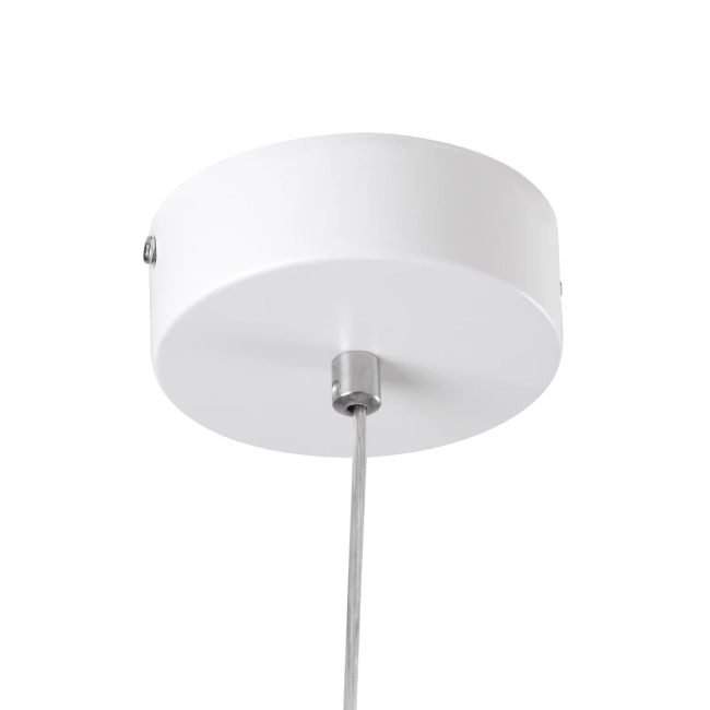 ALICE 61056 Μοντέρνο Κρεμαστό Φωτιστικό Οροφής LED 20W 2400lm 300° AC 220-240V IP20 Ρυθμιζόμενο Λευκό CCT με On/Off 2700K/4500K/6000K - Lumileds SMD Chip - Λευκό Ματ - Μ25 x Π22 x Υ25cm - 3 Χρόνια Εγγύηση - 6