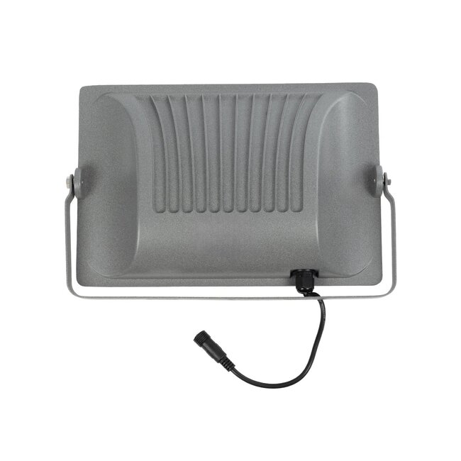 LUMOVOX 73068 Προβολέας LED 200W 10000lm 120° DC 5V με Φωτοβολταϊκό Panel 5V 12W & Επαναφορτιζόμενη Μπαταρία Li-ion 3.2V 10000mAh Αδιάβροχο IP65 Ψυχρό Λευκό 6000K - 180 x SMD2835 Sanan Chip - Γκρι Ανθρακί - Μ29 x Π0 x Υ19cm - 2 Χρόνια Εγγύηση - 6
