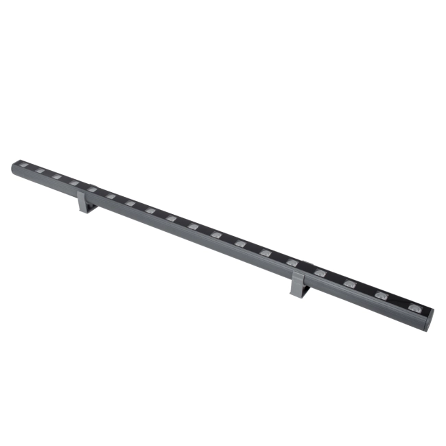 WASHERPANDA 90585 Μπάρα Φωτισμού Wall Washer LED 36W 3060lm 15° DC 24V Αδιάβροχο IP67 Πολύχρωμο RGBW Dimmable DMX512 - Bridgelux SMD Chip - Γκρι Ανθρακί - Μ100 x Π4 x Υ3.5cm - 3 Χρόνια Εγγύηση - 2