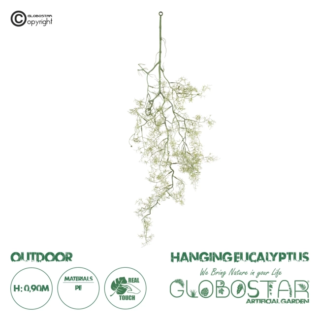 Artificial Garden EUCALYPTUS HANGING BRANCH 20412 Τεχνητό Διακοσμητικό Κρεμαστό Φυτό Ευκάλυπτος Υ90cm Artificial Garden EUCALYPTUS HANGING BRANCH 20412 Τεχνητό Διακοσμητικό Κρεμαστό Φυτό Ευκάλυπτος Υ90cm