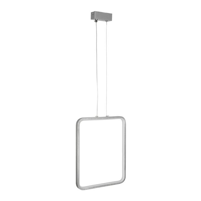 NEROBA 61304 Μοντέρνο Κρεμαστό Φωτιστικό Οροφής LED 18W 1980lm 360° AC 220-240V IP20 Ρυθμιζόμενο Λευκό CCT με On/Off 2700K/4500K/6000K - Lumileds SMD Chip - Νίκελ Βούρτσας - Μ29 x Π2 x Υ36cm - 3 Χρόνια Εγγύηση - 2