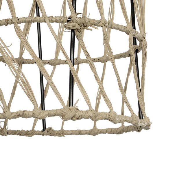 NETI 205-0024 Boho Κρεμαστό Φωτιστικό Οροφής με Ντουί 1 x E27 AC 220-240V IP20 - Μπεζ - M20 x Π20 x Υ49cm - 9