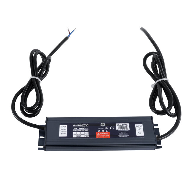 60963 Αδιάβροχο Τροφοδοτικό SELV για Προϊόντα Φωτισμού LED 100W 4.17A - AC 220-240V σε DC 24V με 1.2m VDE Καλώδιο Παροχής & Εξόδου Τροφοδοσίας - Αδιάβροχο IP68 - M20 x W5 x H2cm  - 3 Χρόνια Εγγύηση - 4