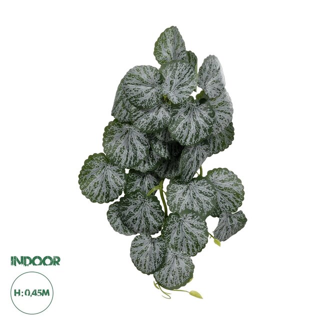Artificial Garden BEGONIA 20611 Τεχνητό Κρεμαστό Διακοσμητικό Φυτό Βιγόνια Μ30 x Π15 x Y45cm