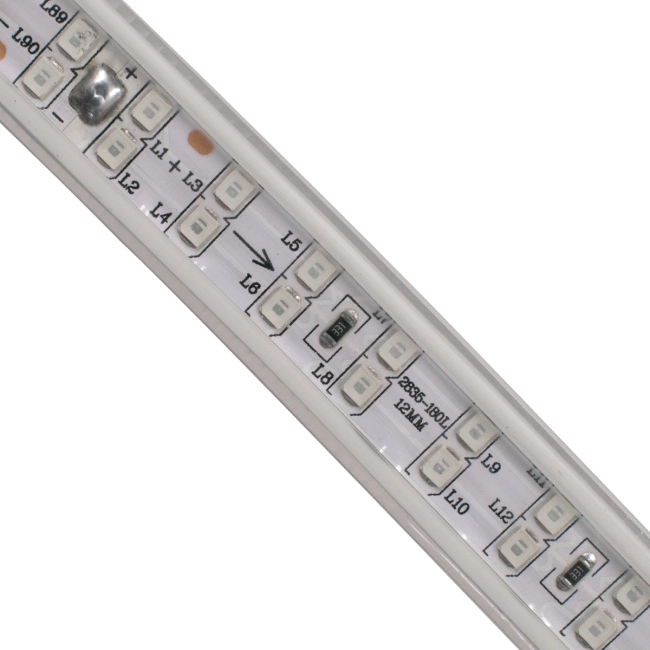 70515 Wide Ταινία Διπλής Σειράς Epistar LED SMD 2835 1m 24W/m 180LED/m 3144lm/m 120° DC 230V Αδιάβροχη IP68 Πράσινο Dimmable - 4