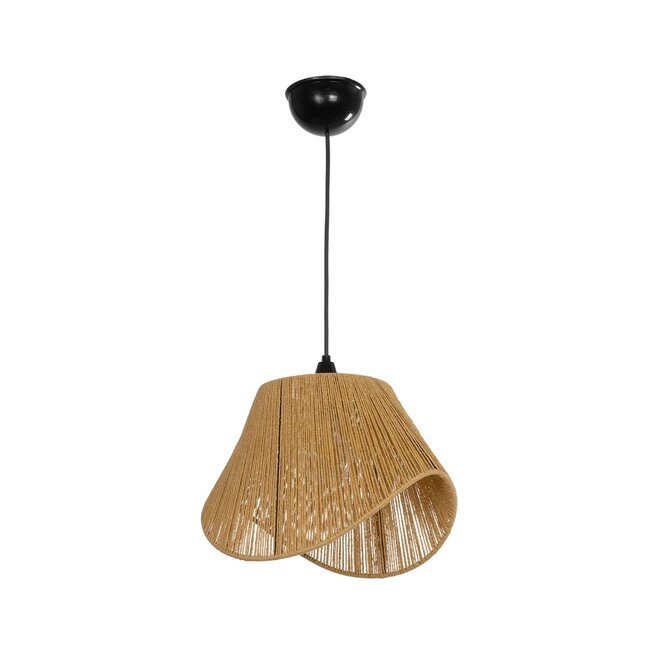 ELDA 205-0032 Boho Κρεμαστό Φωτιστικό Οροφής με Ντουί 1 x E27 AC 220-240V IP20 - Μπεζ - M32 x Π21 x Υ24cm - 4