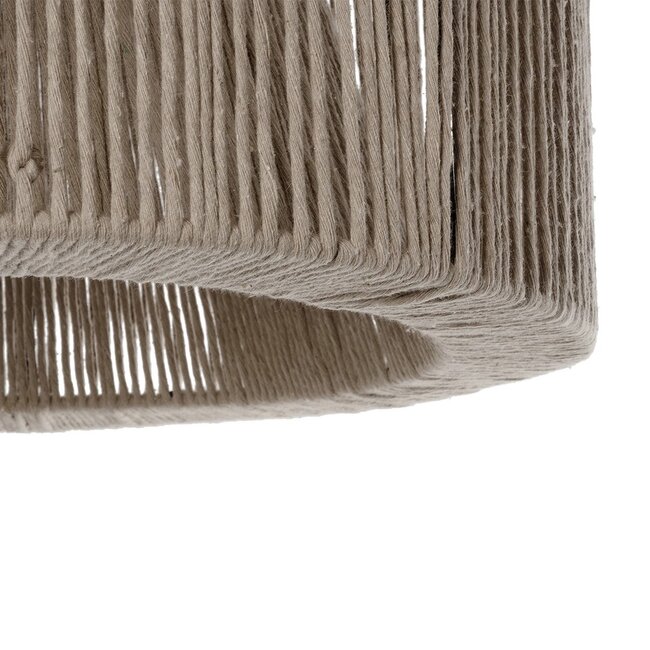 ZYLINDER 205-0022 Boho Κρεμαστό Φωτιστικό Οροφής με Ντουί 1 x E27 AC 220-240V IP20 - Μπεζ - M50 x Π50 x Υ32cm - 9