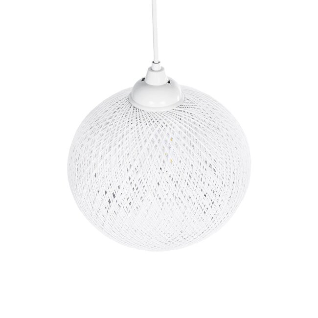 SOLEI 205-0009 Boho Κρεμαστό Φωτιστικό Οροφής με Ντουί 1 x E27 AC 220-240V IP20 - Λευκό - M20 x Π20 x Υ25cm - 7 SOLEI 205-0009 Boho Κρεμαστό Φωτιστικό Οροφής με Ντουί 1 x E27 AC 220-240V IP20 - Λευκό - M20 x Π20 x Υ25cm - 7