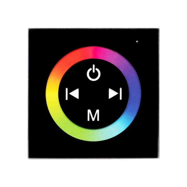 LED RGB Controller Μαύρο Τοίχου Αφής 12v (144w) - 24v (288w) DC 77409 LED RGB Controller Μαύρο Τοίχου Αφής 12v (144w) - 24v (288w) DC 77409