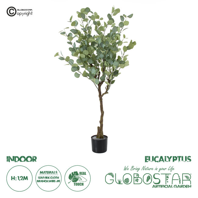 Artificial Garden EUCALYPTUS 20189 Τεχνητό Διακοσμητικό Φυτό Ευκάλυπτος Υ120cm