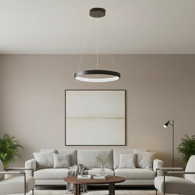 kelvo® NEMESIS KLV-101-0208 Κρεμαστό Φωτιστικό Οροφής LED 45W 4500lm 180° AC 220-240V IP20 Ρυθμιζόμενο Λευκό CCT με Χειριστήριο από 2700K έως 6000K Dimmable - Lumileds SMD Chip - Μαύρο Ματ - Μ60 x Π60 x Υ4cm - 3 Χρόνια Εγγύηση kelvo® NEMESIS KLV-101-0208 Κρεμαστό Φωτιστικό Οροφής LED 45W 4500lm 180° AC 220-240V IP20 Ρυθμιζόμενο Λευκό CCT με Χειριστήριο από 2700K έως 6000K Dimmable - Lumileds SMD Chip - Μαύρο Ματ - Μ60 x Π60 x Υ4cm - 3 Χρόνια Εγγύηση