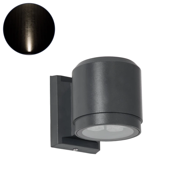 WALLLIGHT-SONA 90482 Μοντέρνο Φωτιστικό Τοίχου - Απλίκα LED 12W 1140lm 5° DC 24V Αδιάβροχο IP67 Φυσικό Λευκό 4500K - CREE COB Chip & TÜV SÜD Driver - Γκρι Ανθρακί Ματ - Μ9.5 x Π13 x Υ11cm - 3 Χρόνια Εγγύηση WALLLIGHT-SONA 90482 Μοντέρνο Φωτιστικό Τοίχου - Απλίκα LED 12W 1140lm 5° DC 24V Αδιάβροχο IP67 Φυσικό Λευκό 4500K - CREE COB Chip & TÜV SÜD Driver - Γκρι Ανθρακί Ματ - Μ9.5 x Π13 x Υ11cm - 3 Χρόνια Εγγύηση