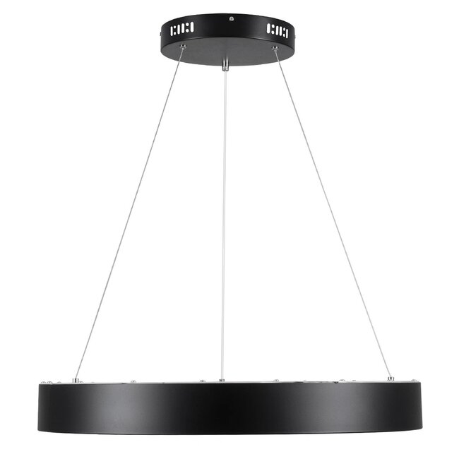 kelvo® SALEM KLV-101-0289 Κρεμαστό Φωτιστικό Οροφής LED 105W 10500lm 120° AC 220-240V IP20 Ρυθμιζόμενο Λευκό CCT με Χειριστήριο από 2700K έως 6000K Dimmable - Lumileds SMD Chip - Μαύρο Ματ - Μ60 x Π60 x Υ6cm - 3 Χρόνια Εγγύηση - 4