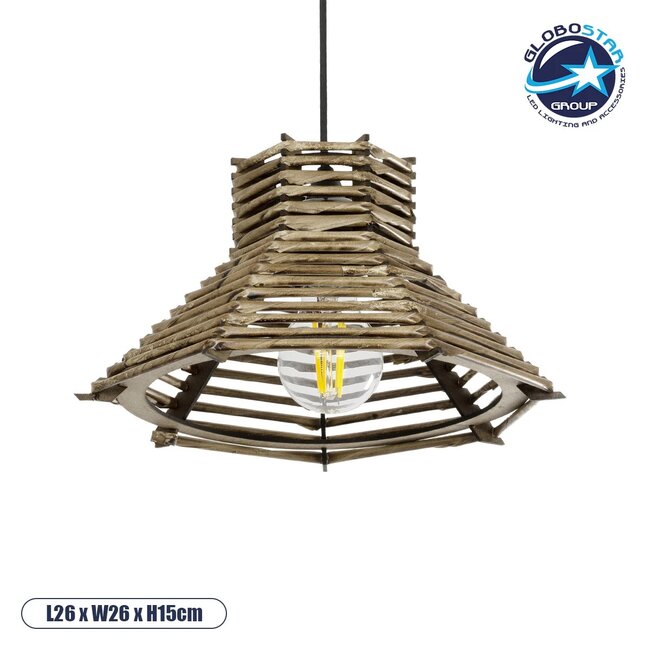 JUTTI 205-0042 Boho Κρεμαστό Φωτιστικό Οροφής με Ντουί 1 x E27 AC 220-240V IP20 - Μπεζ - M26 x Π26 x Υ15cm JUTTI 205-0042 Boho Κρεμαστό Φωτιστικό Οροφής με Ντουί 1 x E27 AC 220-240V IP20 - Μπεζ - M26 x Π26 x Υ15cm