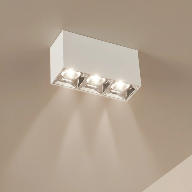 kelvo® LUMINAR KLV-101-0330 Φωτιστικό Downlight Σποτ LED 12W 1680lm 36° AC 220-240V IP20 Φυσικό Λευκό 4500K - Osram SMD Chip & TÜV SÜD Driver - Λευκό Ματ - Μ11.8 x Π4.2 x Υ6.6cm - 5 Χρόνια Εγγύηση