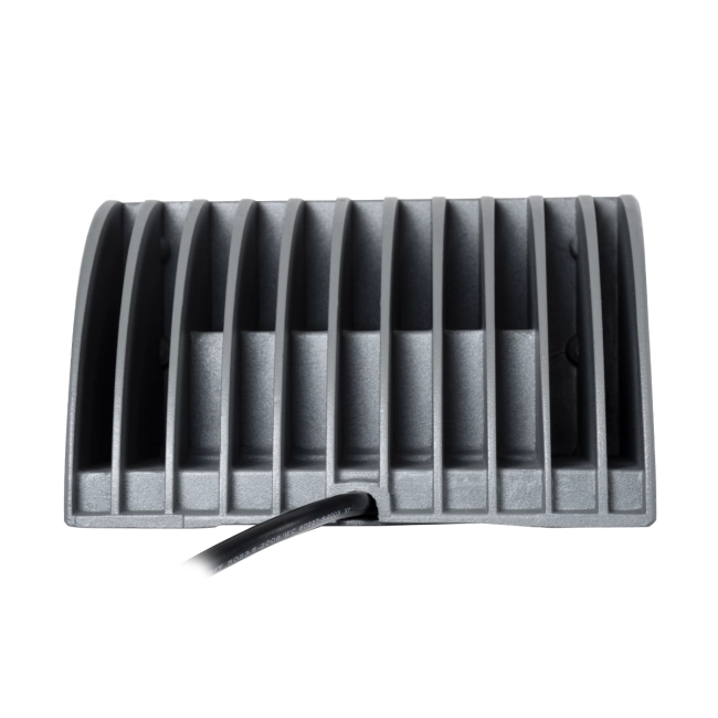 FLOOD-DENA 90485 Επιτοίχιος Προβολέας Wall Washer για Φωτισμό Κτιρίων - Απλίκα & Δαπέδου LED 16W 1440lm 5° DC 24V Αδιάβροχο IP67 Μ15.5 x Π13 x Υ9.1cm Θερμό Λευκό 2700K - Γκρι Ανθρακί - 3 Years Warranty - 5