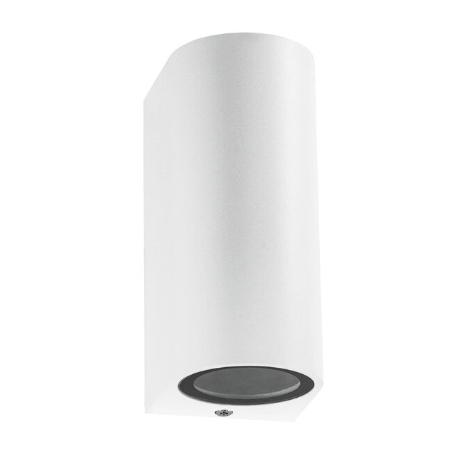 kelvo® MURANO KLV-101-0017 Φωτιστικό Τοίχου / Απλίκα για 2 Λάμπες MR16 με Ντουί GU10 AC 220-240V Αδιάβροχο IP65 - Λευκό Ματ - Μ8 x Π8 x Υ15cm kelvo® MURANO KLV-101-0017 Φωτιστικό Τοίχου / Απλίκα για 2 Λάμπες MR16 με Ντουί GU10 AC 220-240V Αδιάβροχο IP65 - Λευκό Ματ - Μ8 x Π8 x Υ15cm