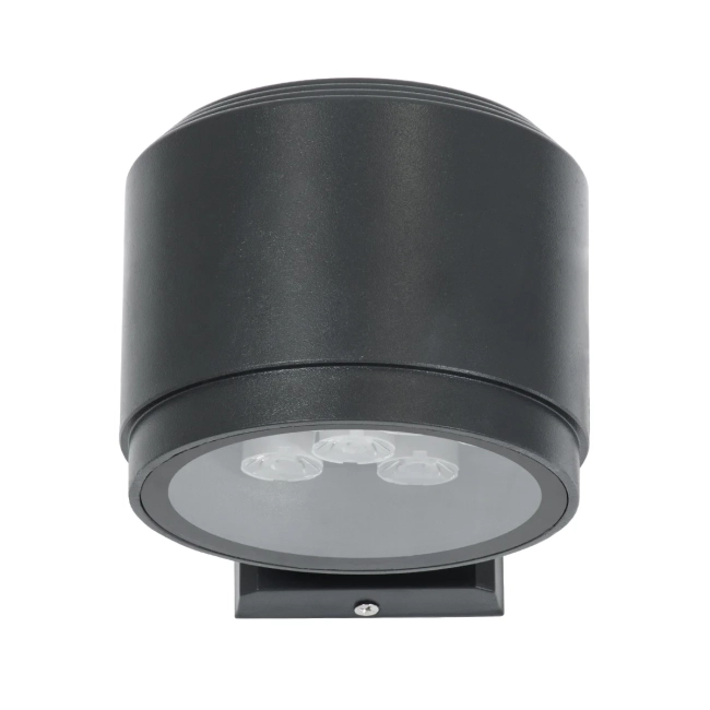  WALLLIGHT-GONA 90483 Μοντέρνο Φωτιστικό Τοίχου - Απλίκα LED 24W 2160lm 5° DC 24V Αδιάβροχο IP67 Θερμό Λευκό 2700K - CREE COB Chip & TÜV SÜD Driver - Γκρι Ανθρακί Ματ - Μ13 x Π16.5 x Υ5cm - 3 Χρόνια Εγγύηση - 4