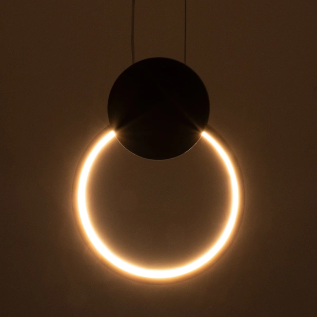  CYCLOS 61074 Μοντέρνο Κρεμαστό Φωτιστικό Οροφής LED 9W 900lm 300° AC 220-240V IP20 Ρυθμιζόμενο Λευκό CCT με On/Off 2700K/4500K/6000K - Lumileds SMD Chip - Λευκό Ματ - Μ21 x Π2.3 x Υ26.5cm - 3 Χρόνια Εγγύηση - 8