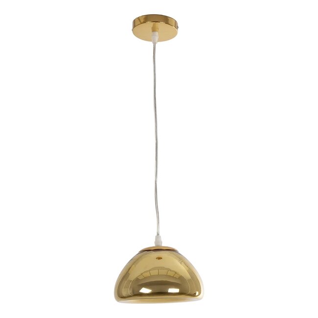 CRISTIN 999-0037 Μοντέρνο Κρεμαστό Φωτιστικό Οροφής με Ντουί 1 x G4 AC 220-240V IP20 - Χρυσό - Μ18 x Π18 x Υ13cm - 3