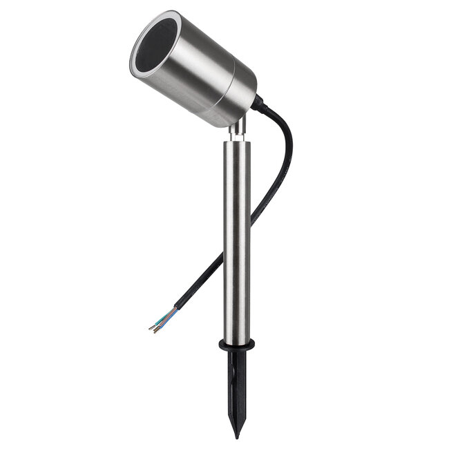75580 Φωτιστικό Κήπου Stainless Steel με Ντουί GU10 230v Αδιάβροχο IP66