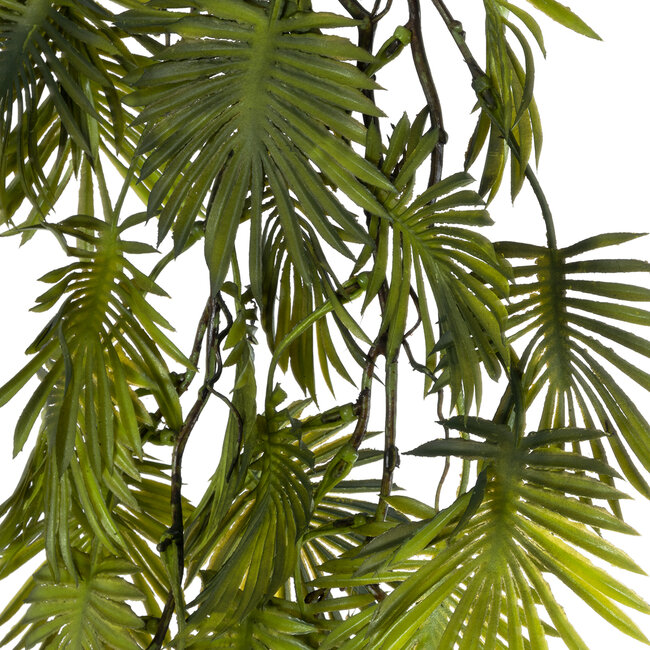 Artificial Garden HANGING FERN 20614 Τεχνητό Διακοσμητικό Κρεμαστό Φυτό Φτέρη Μ30 x Π10 x Υ90cm - 4