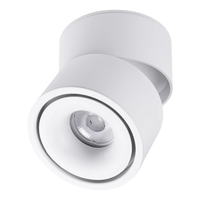 OMEGA-S 60299 Κινούμενο Downlight Σποτ LED 12W 1500lm 36° AC 220-240V IP20 Θερμό Λευκό 2700K - Bridgelux COB Chip & TÜV SÜD Driver - Λευκό Ματ - Μ10 x Π10 x Υ10.5cm - 5 Χρόνια Εγγύηση OMEGA-S 60299 Κινούμενο Downlight Σποτ LED 12W 1500lm 36° AC 220-240V IP20 Θερμό Λευκό 2700K - Bridgelux COB Chip & TÜV SÜD Driver - Λευκό Ματ - Μ10 x Π10 x Υ10.5cm - 5 Χρόνια Εγγύηση