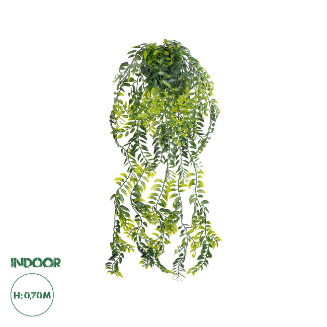 Artificial Garden HANGING FERN 20877 - Τεχνητό Κρεμαστό Διακοσμητικό Φυτό Φτέρη  Φ23 x Y70cm