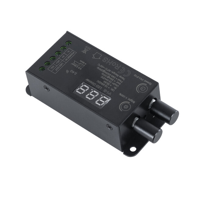 73116 V1-B SKYDANCE DC RF 2.4Ghz Dimmer Constant Voltage Controller 1 Κανάλι DC 12-24V 1 x 20.5A 480W - Max 20.5A 480W - IP20 Μ9 x Π4 x Υ2.8cm - 5 Χρόνια Εγγύηση
