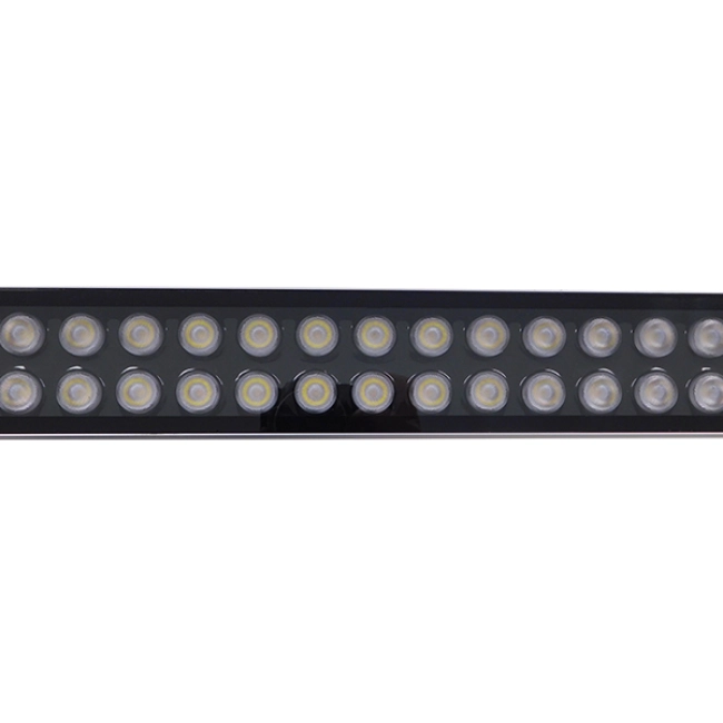 WASHER-MOZA 05118 Μπάρα Φωτισμού Wall Washer LED 72W 11520lm 10-30° DC 24V Αδιάβροχο IP66 Ψυχρό Λευκό 6000K Dimmable - Γκρι Ανθρακί - Μ100 x Π7.4 x Υ7cm - 3 Χρόνια Εγγύηση - 5