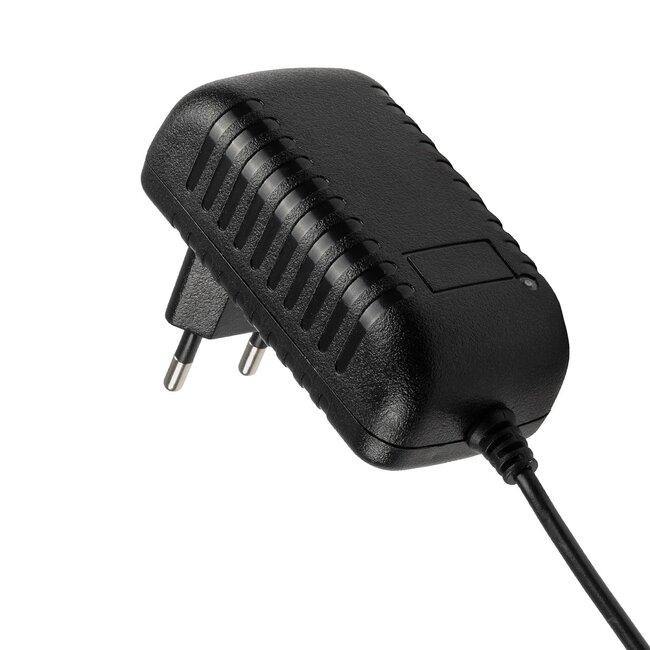VOLTIX GLB-107-0002 Τροφοδοτικό/Μετασχηματιστής Class II SELV 24W 2A AC 220-240V σε DC 12V IP20 - Μαύρο Ματ - Μ8 x Π4.2 x Υ2.8cm - 3 Χρόνια Εγγύηση