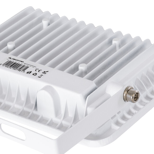 ATLAS 61414 Επαγγελματικός Προβολέας LED 30W 3600lm 120° AC 220-240V - Αδιάβροχος IP67 - Μ16 x Π2.5 x Υ12.5cm - Λευκό - Φυσικό Λευκό 4500K - LUMILEDS Chips - TÜV Rheinland Certified - 5 Years Warranty - 7