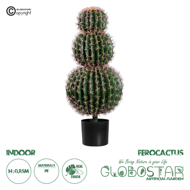 Artificial Garden FEROCACTUS 20137 Τεχνητό Διακοσμητικό Φυτό Φερόκακτος Υ85cm Artificial Garden FEROCACTUS 20137 Τεχνητό Διακοσμητικό Φυτό Φερόκακτος Υ85cm