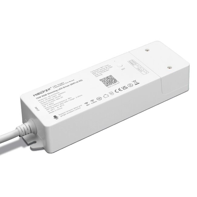 71439 WL3-P75V24 Mi-Light Ασύρματο RF 2.4Ghz Smart Controller LED Driver Wireless WiFi 3 Καναλιών για RGB Προϊόντα LED 75W 3A - AC 100-240V σε DC 24V - IP20 Μ19 x Π5.5 x Υ3.2cm - 5 Years Warranty - 7