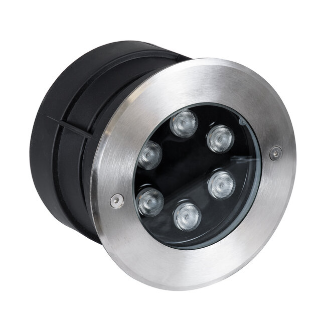 UNDERWATER-JULIA 90565 Υποβρύχιο Χωνευτό Φωτιστικό Σποτ Ειδικό για Σιντριβάνια LED 6W 540lm 15° DC 24V Αδιάβροχο IP68 Φ17 x Υ10.2cm Θερμό Λευκό 2700K - Ανοξείδωτο Ατσάλι - 3 Years Warranty